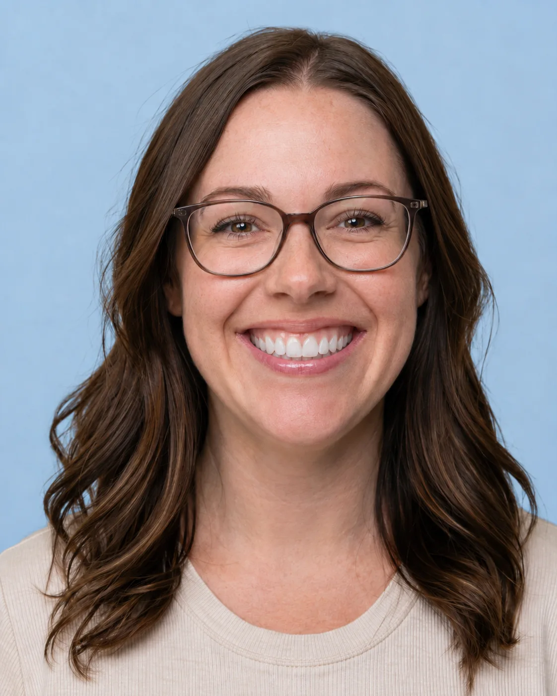 Patient smile after gum contouring simulation