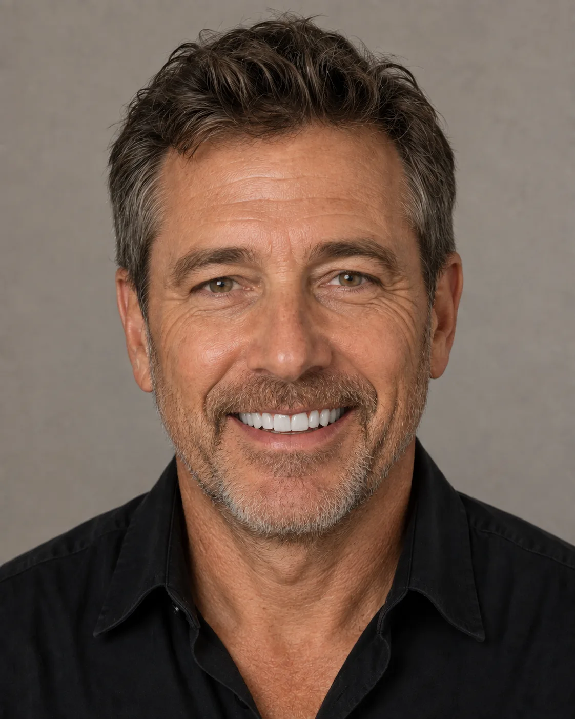 Patient smile after teeth whitening simulation, additional result