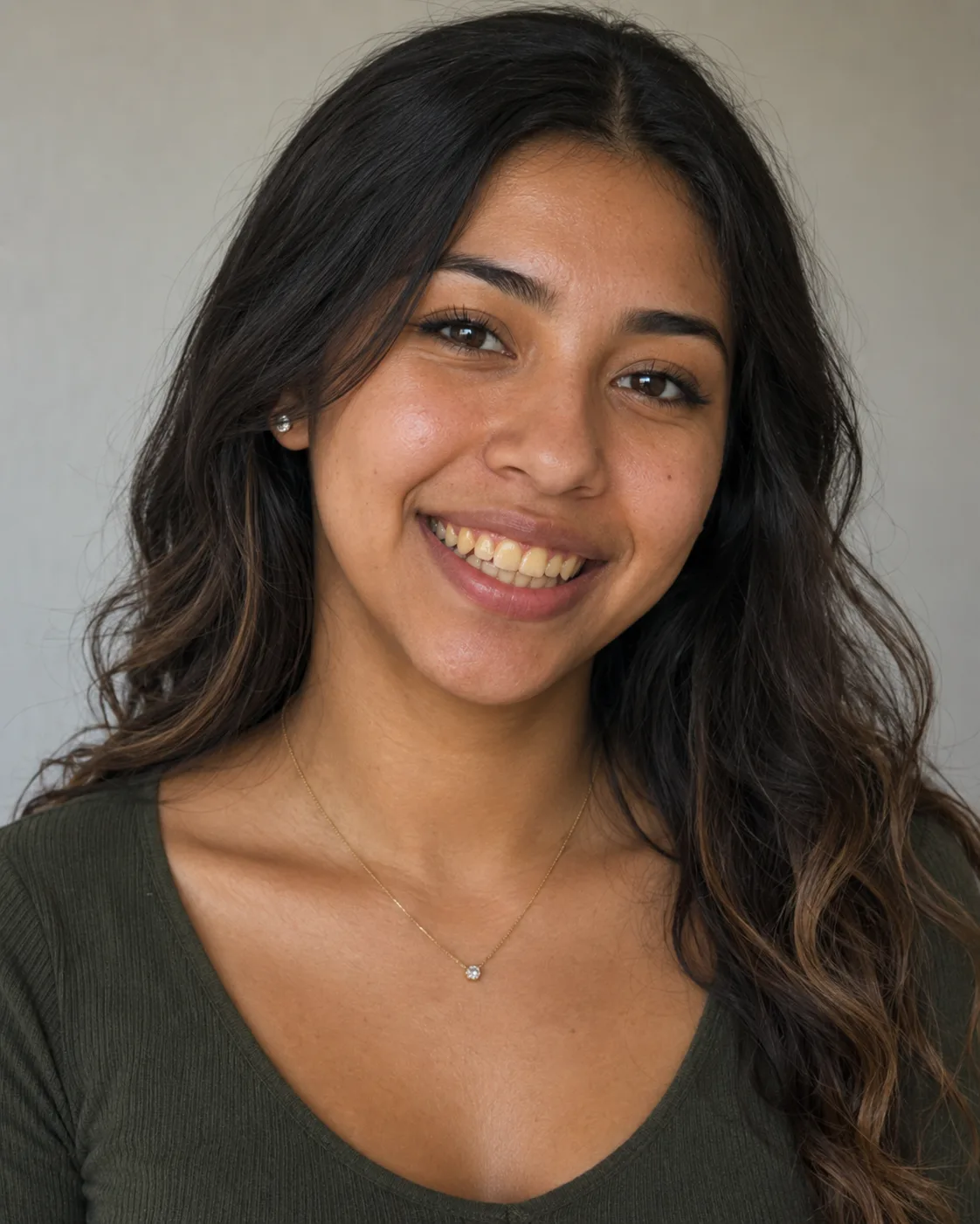 Patient smile before teeth whitening simulation, additional result